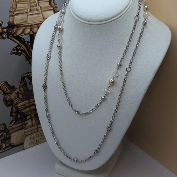 Lia Sophia multistrand convertible necklace Lia Sophia Juliet wear multiple ways - Picture 8 of 11